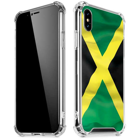 Jamaica Flag iPhone X/XS Clear Case